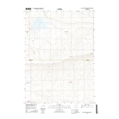 2015 Map of Bates Creek Reservoir, 2015 Print