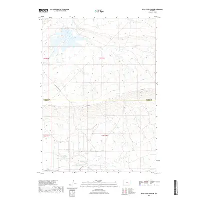 2018 Map of Bates Creek Reservoir, 2018 Print
