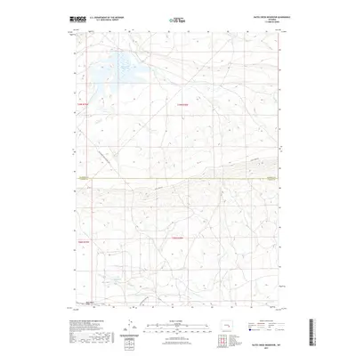 2021 Map of Bates Creek Reservoir, 2021 Print