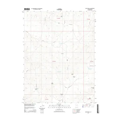 2014 Map of Bates Knolls, 2014 Print