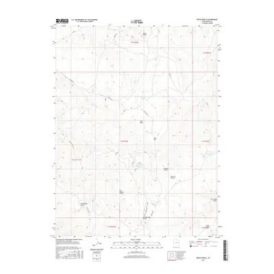 2017 Map of Bates Knolls, 2017 Print
