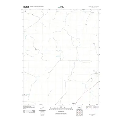2010 Map of Bates Lake, 2010 Print