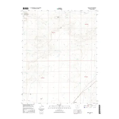 2016 Map of Bates Lake, 2016 Print