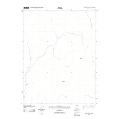 2012 Map of Bates Mountain, 2012 Print