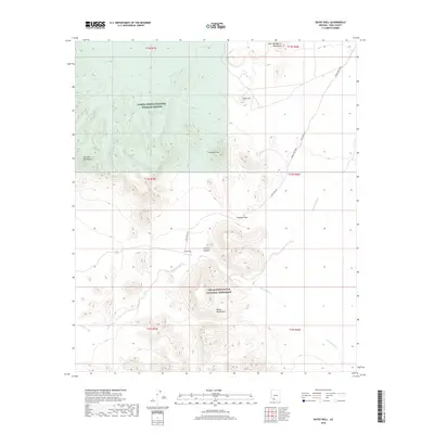 2018 Map of Bates Well, 2018 Print