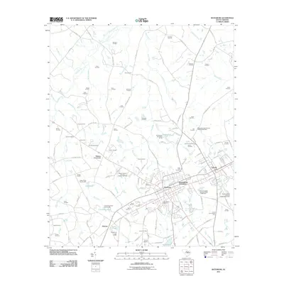 2011 Map of Batesburg, 2011 Print