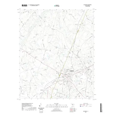 2020 Map of Batesburg, 2020 Print