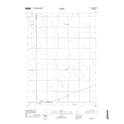 2017 Map of Batesland, 2017 Print