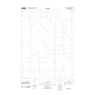2012 Map of Batesland NW, 2012 Print