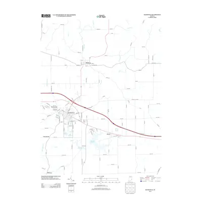 2013 Map of Batesville, 2013 Print