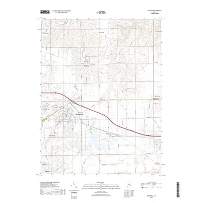 2019 Map of Batesville, 2019 Print