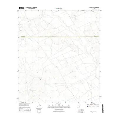 2016 Map of Batesville Hill, 2016 Print