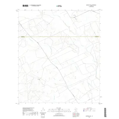 2019 Map of Batesville Hill, 2019 Print