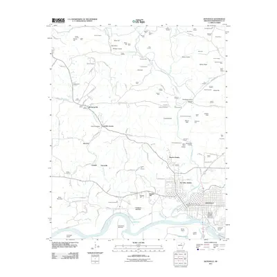 2011 Map of Batesville, 2011 Print