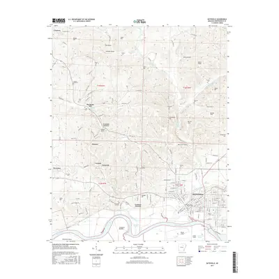 2017 Map of Batesville, 2017 Print