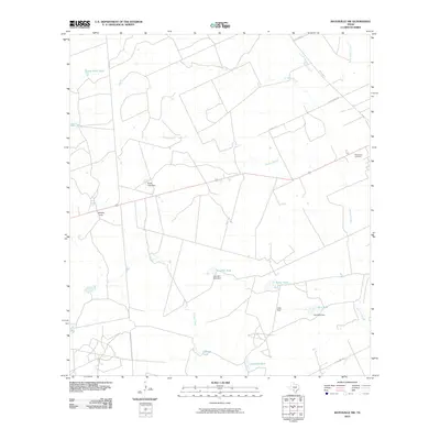 2010 Map of Batesville NW, 2010 Print