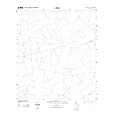 2013 Map of Batesville NW, 2013 Print