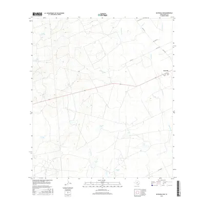2016 Map of Batesville NW, 2016 Print