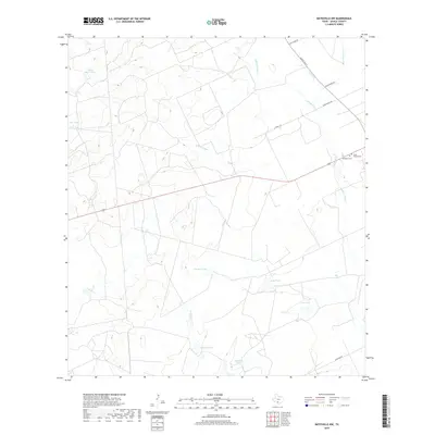 2019 Map of Batesville NW, 2019 Print
