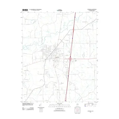 2012 Map of Batesville, 2012 Print