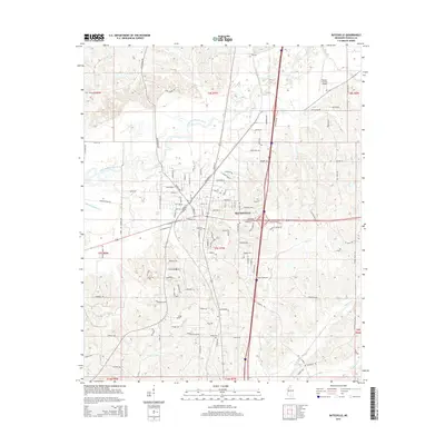 2015 Map of Batesville, 2015 Print