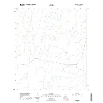 2019 Map of Batesville SW, 2019 Print
