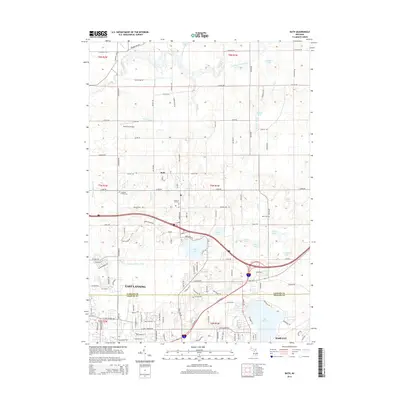 2014 Map of Bath, 2014 Print