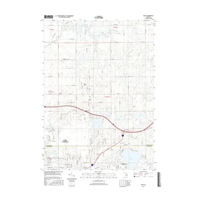 2017 Map of Bath, 2017 Print