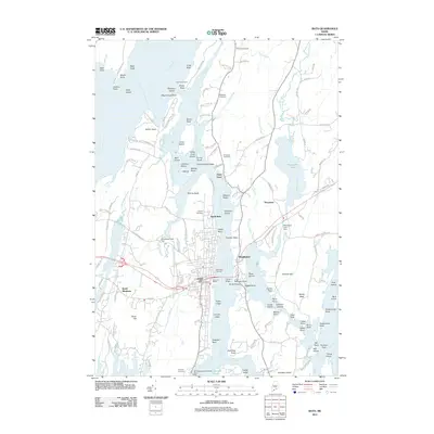 2011 Map of Bath, 2011 Print