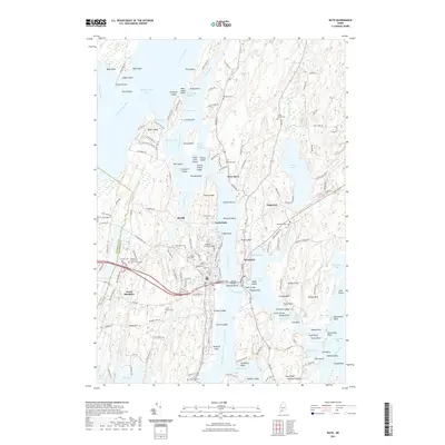 2021 Map of Bath, 2021 Print