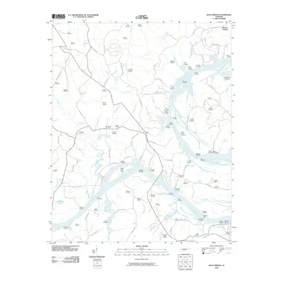 2010 Map of Bath Springs, 2010 Print