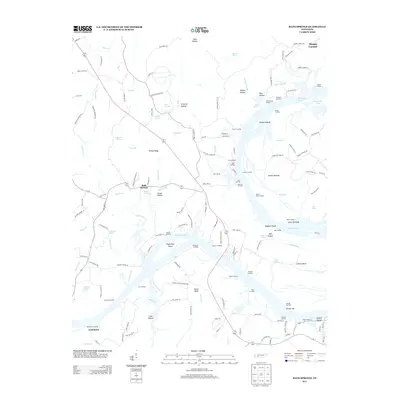 2013 Map of Bath Springs, 2013 Print