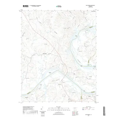 2019 Map of Bath Springs, 2019 Print