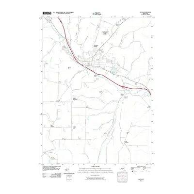 2010 Map of Bath, 2010 Print