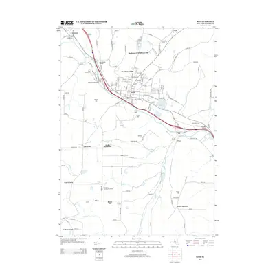 2013 Map of Bath, 2013 Print