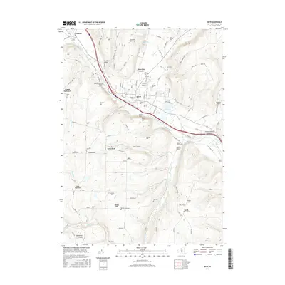 2016 Map of Bath, 2016 Print