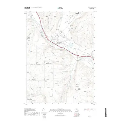 2019 Map of Bath, 2019 Print