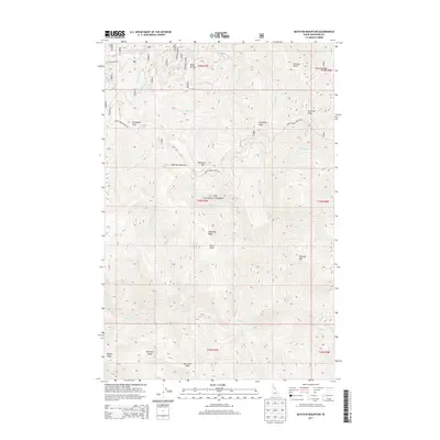 2013 Map of Bathtub Mountain, 2013 Print