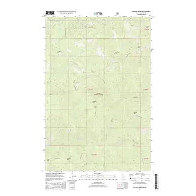 2017 Map of Bathtub Mountain, 2017 Print