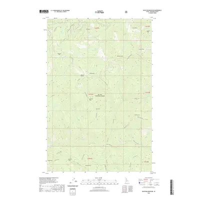 2020 Map of Bathtub Mountain, 2020 Print