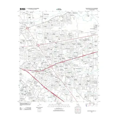 2012 Map of Baton Rouge East, 2012 Print