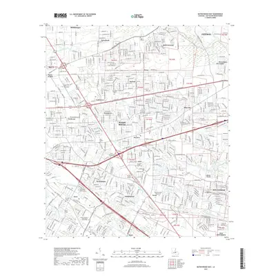 2018 Map of Baton Rouge East, 2018 Print