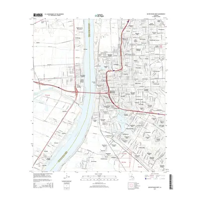 2015 Map of Baton Rouge West, 2015 Print