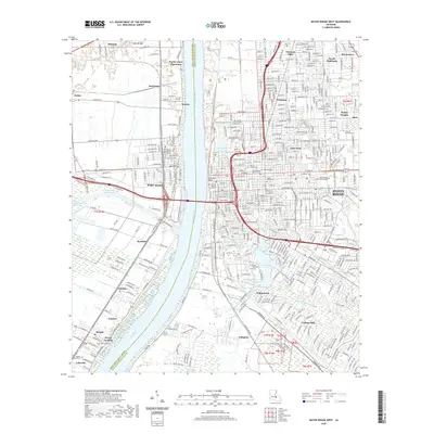 2020 Map of Baton Rouge West, 2020 Print