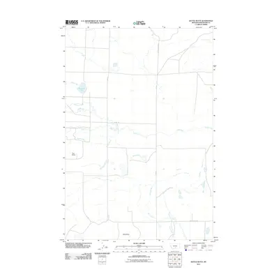 2011 Map of Battle Butte, 2011 Print