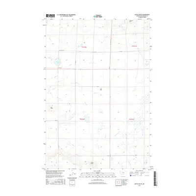 2017 Map of Battle Butte, 2017 Print