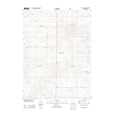 2013 Map of Battle Canyon, 2013 Print