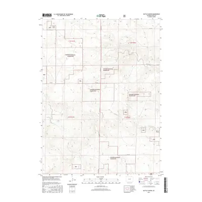 2016 Map of Battle Canyon, 2016 Print
