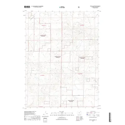 2019 Map of Battle Canyon, 2019 Print