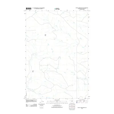 2012 Map of Battle Creek Butte, 2012 Print